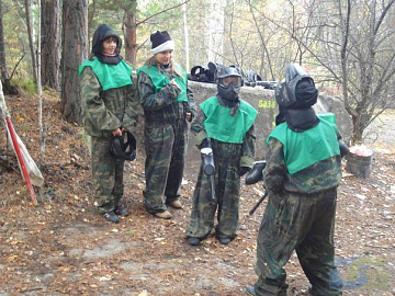 6Б класс. Поездка на игру в пейнтбол-3