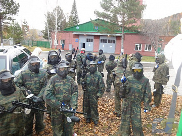 6Б класс. Поездка на игру в пейнтбол-8