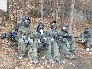 6Б класс. Поездка на игру в пейнтбол-10